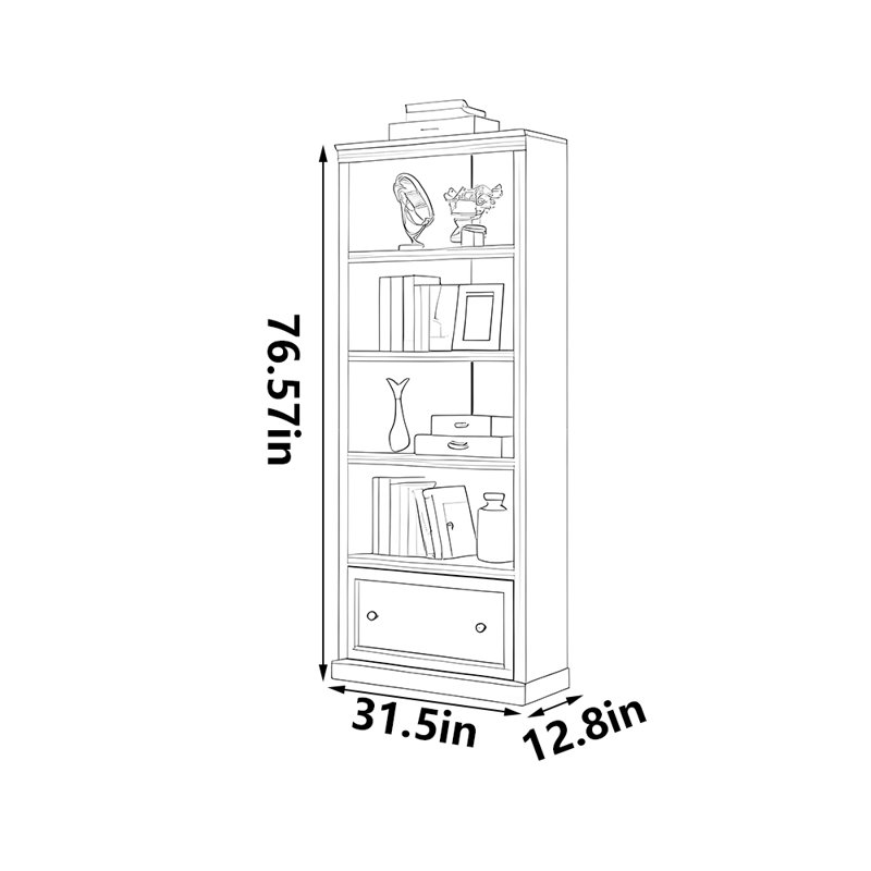 Haddan, (4 tablettes) H 76,57 po x l 31,5 po x P 12,8 po