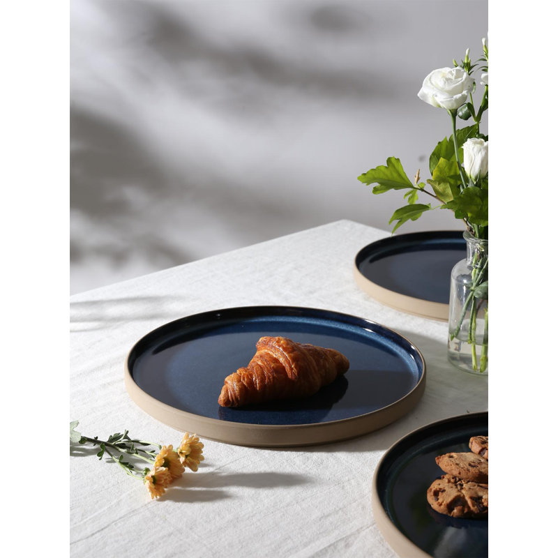 10.2'' Stoneware Dinner Plate, Midnight Blue
