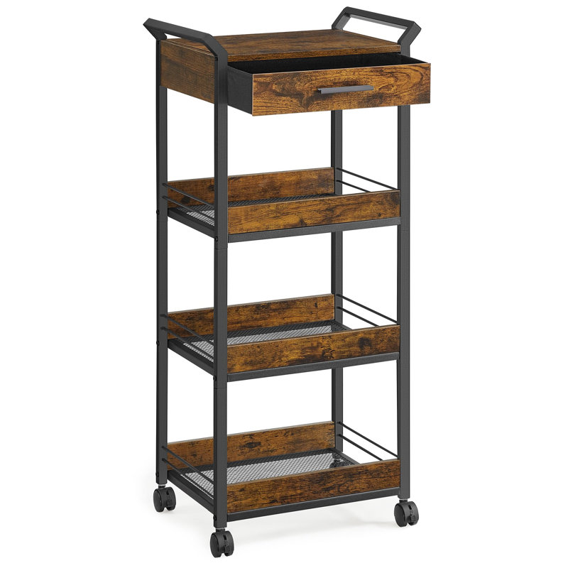96.1cm H x 46.2cm W Storage Rack with Wheels