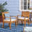 Beige Water- Chair - Compatible With Wood Chairs Slatted Dining Fabric Cushion, Comfortable