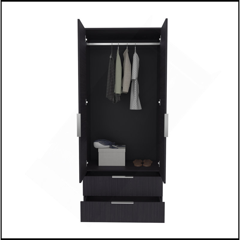 Armoire Trappe, chambre, noir