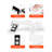 Bidet Attachment for Toilet Hot and Cold Dual Nozzles Adjustable Pressure