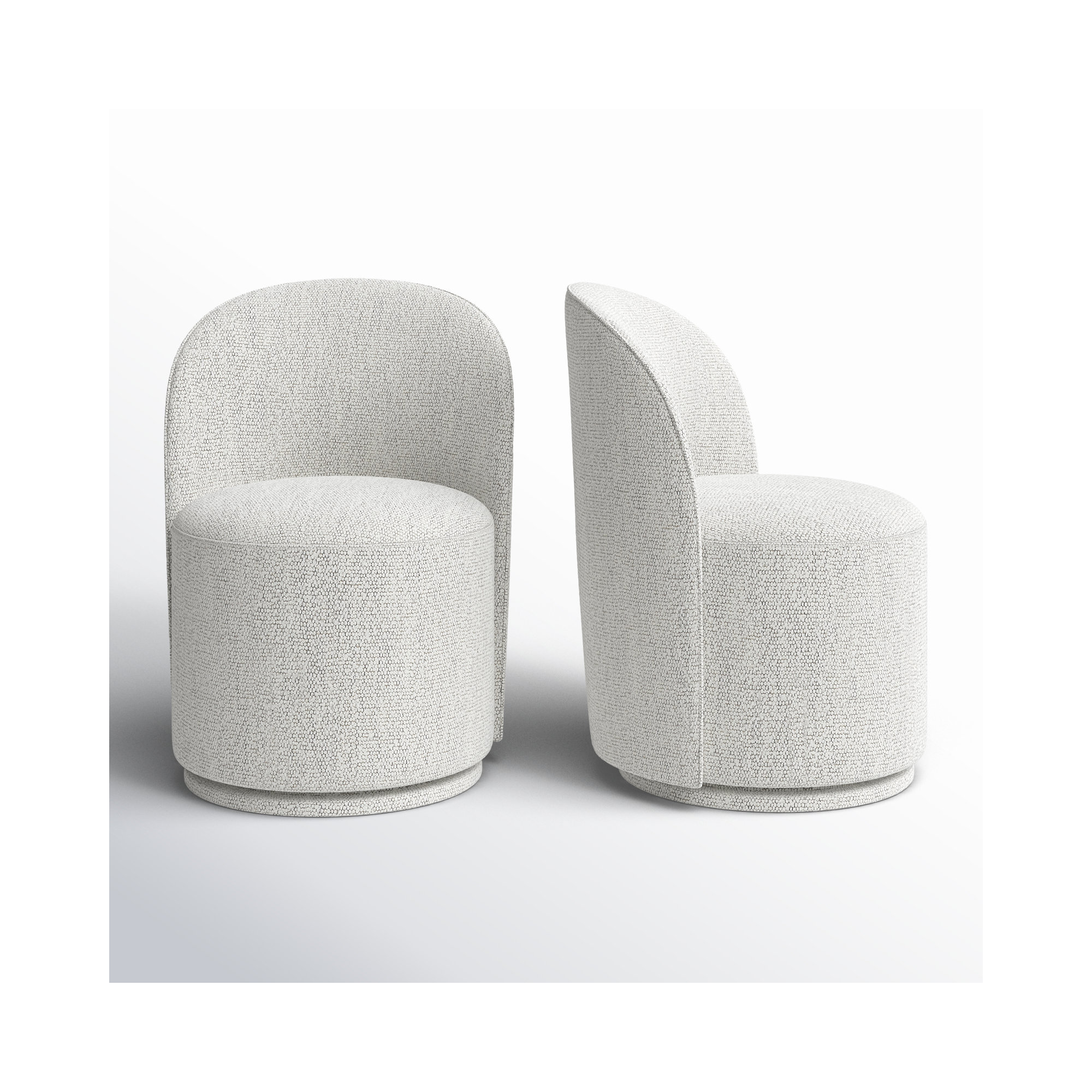 Sharlene Upholstered Side Chair, Merino Light Gray Performance