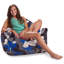 Fauteuil à billes pour siège structuré pour enfants, adolescents et adultes, fauteuil à billes confortable pour jouer, lire et regarder la télévision, fauteuil Malibu, plusieurs couleurs et tissus-154129128