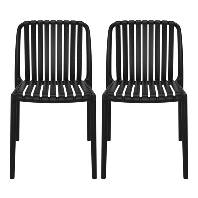 Delron Stackable Patio Side Chair