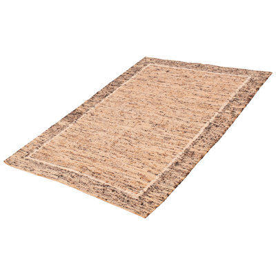 Tapis unique en jute / sisal nouvel âge 5 pi 2 po x 7 pi 10 po Palas Denizli