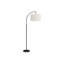 Lighting, H 65 po, lampe sur pied, métal, ivoire / abat-jour crème, contemporain-1752700640