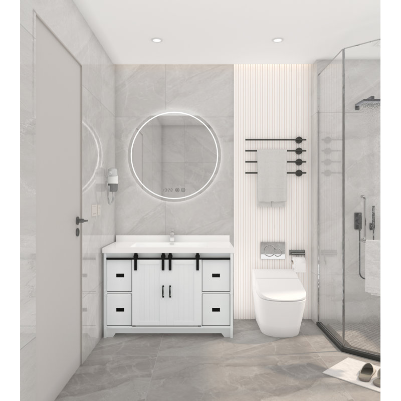 0CABF69E73BF401CBA1F0B67C9DF92AE Bathroom Vanity, White