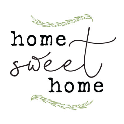 Home Sweet - Wrapped Canvas Print