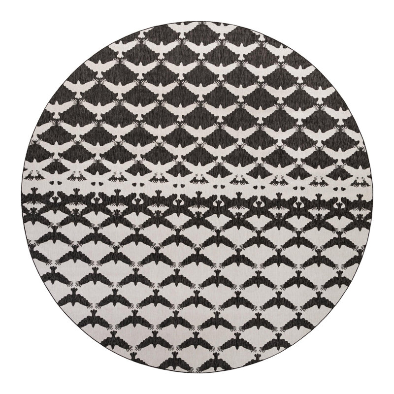 Axon Hower Indoor/Outdoor Area Rug, Round 13'1"