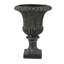 Pot à fleurs cannelé en M 24,2 po avec piédestal classique pour jardin, patio et entrée-134299257-134299260