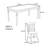 Durable table set of solid wood-111067148