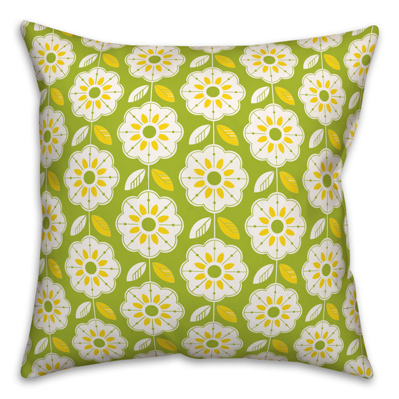 Floral Throw Pillow
