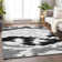 Premium Machine Washable Lisse Black Rug