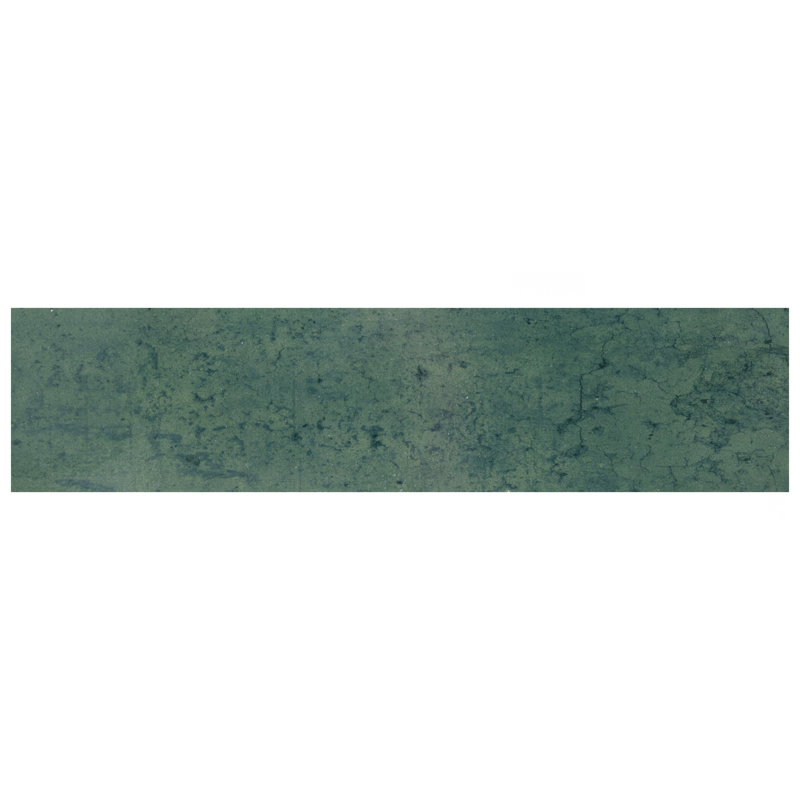 Capri 3" x 10" Porcelain Stone Look Subway Wall Floor Use Tile, Green