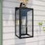 Matte Black 32.8cm H Outdoor Wall Lantern-1308020664