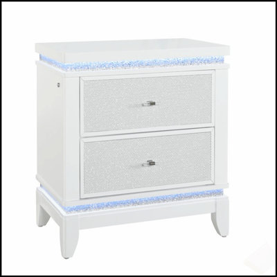 Compact ADALID Nightstand with Durable Construction and Modern Design, Perfect for Small Spaces and Easy Maintenance.