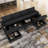 Anjana Penelopa Chenille U Shaped Sectional Modular Sofa With Storage Seats And 2 Movable Storage Ottomans For Apartment Living Room-1227284053
