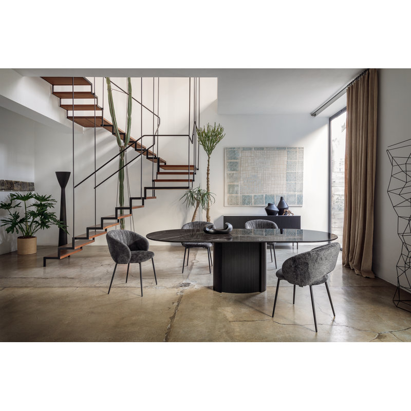 Anime Chairs, Aspen Anthracite Gray, Matt Black