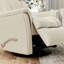 Fauteuil inclinable et oscillant Global Home avec appui-tête et repose-pieds réglables manuellement en similicuir Bentley