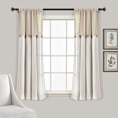 Semi Sheer Curtain Single Panel