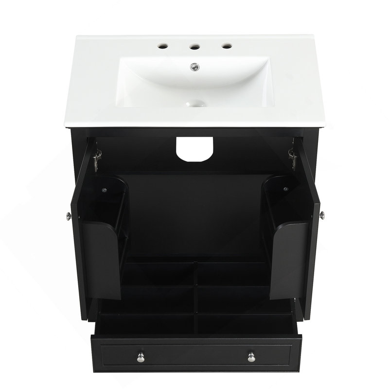 Meuble-lavabo multifonctionnel 30 po avec lavabo et meuble-lavabo 30 po