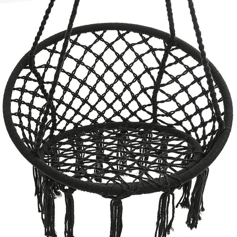 Katharine Deluxe Hammock Swing Chair, Black