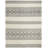 Jacques Hand Woven Wool/Cotton Southwestern Rug in Ivory/Gray-1838633754