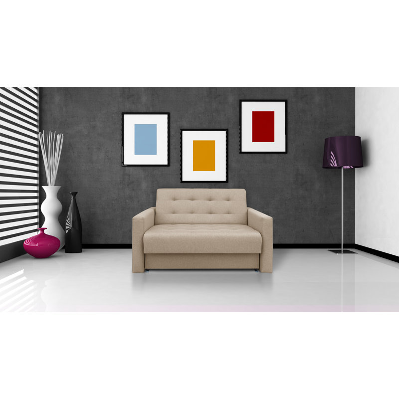 Jobeth 2 Seater Loveseat, Beige