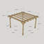 Randi Manufactured Wood Pergola-38360312-38401006