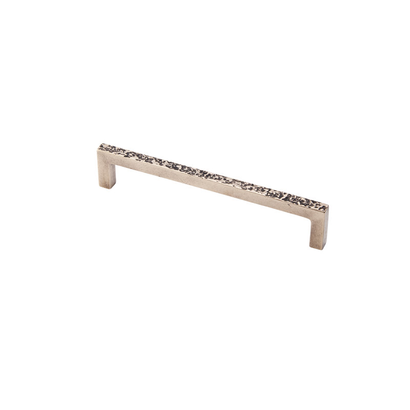 Poignée barre 6 5/16" au centre Cosmos, Bronze blanc