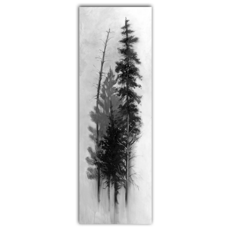 Wayland " Silhouette Of Trees ", 60" H x 20" W x 1.5" D