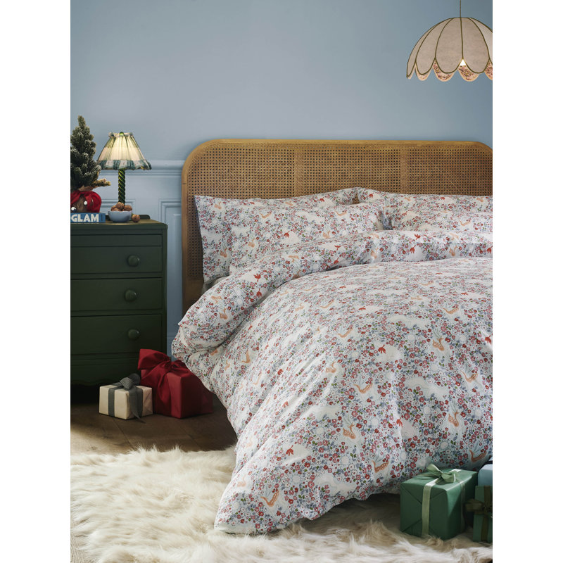 POLAR DITSY, Super King Duvet Cover Set + 2StandardPillowcases