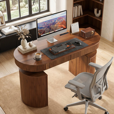 55.12'' Electric Height Adjustable Standing Desk with Storage