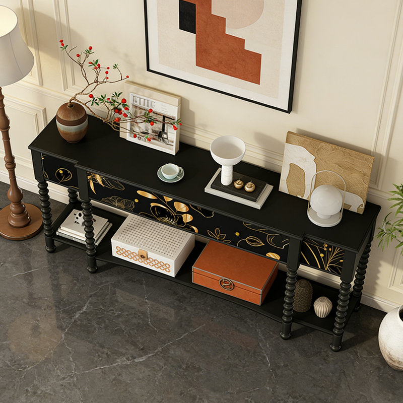 Tiroir avec console de grande capacité