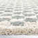Walker Checkered Sage/Cream Shag Area Rug