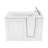 Captains Series 53'' x 30'' Soaking Fiberglass Bathtub with Faucet-11831214