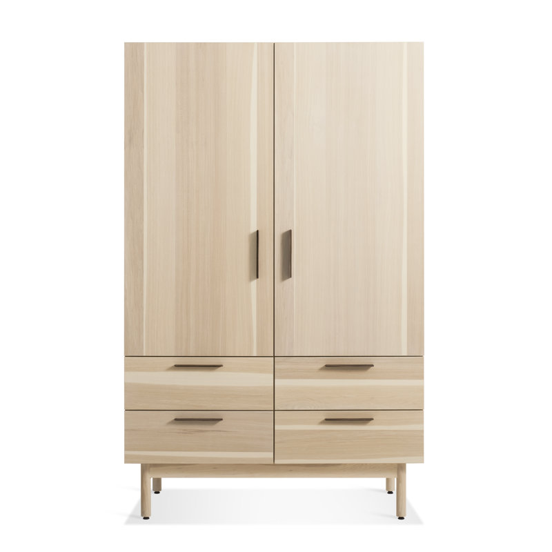 Shale 2 - Door Armoire, Hickory
