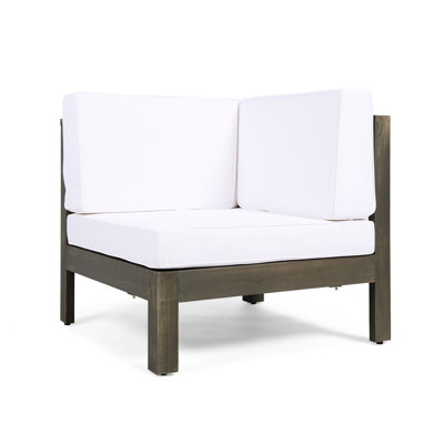 Fauteuil en bois blanc, profondeur 79 cm, largeur 76 cm, hauteur 66 cm, poids supporté 18,2 kg