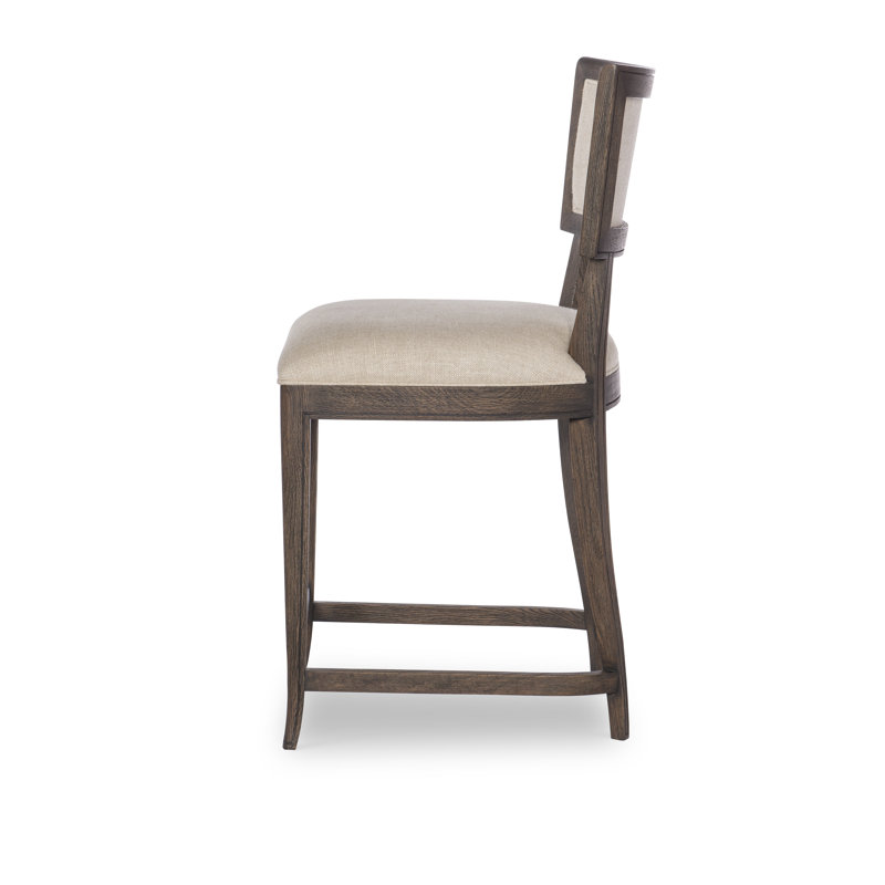 Liam Counter Stool, Beige, Brown