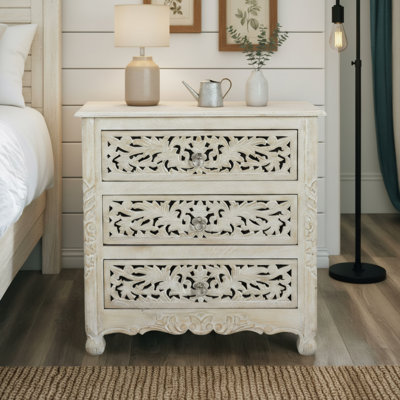 Harleen 30'' W Solid Wood Nightstand