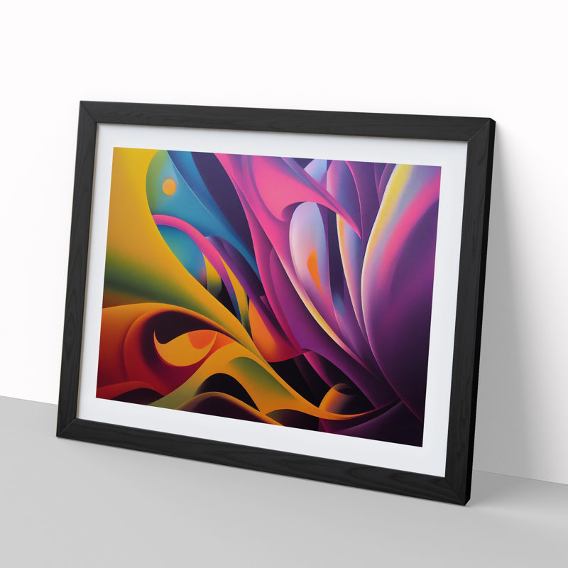 Graffiti Vol.3 - Single Picture Frame Print, Black Framed, 46cm H x 64cm W x 2cm D
