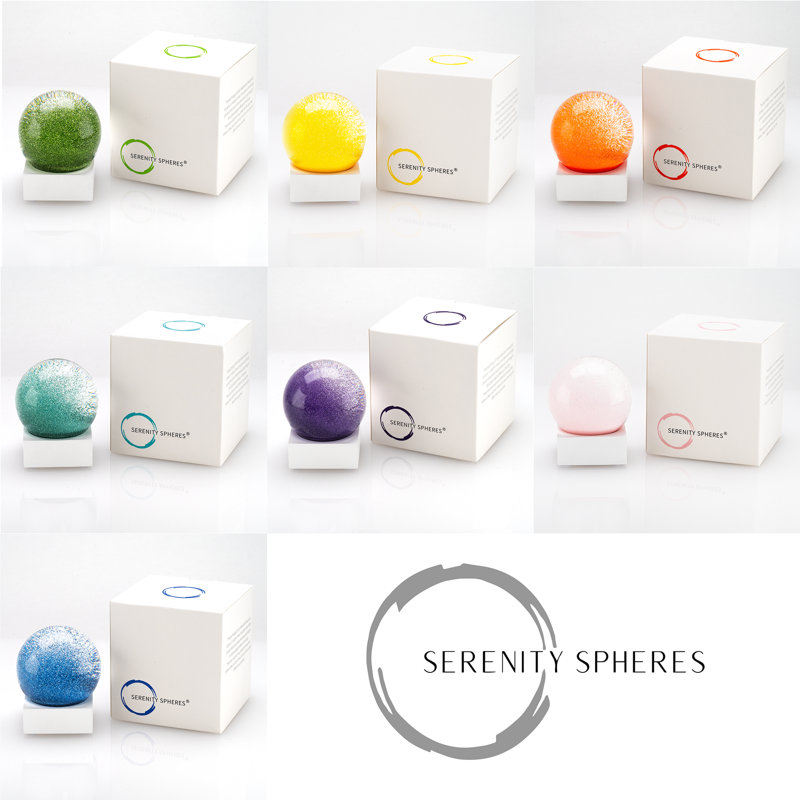 Serenity Sphere, Purple;White