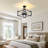 19" 4-Lights Semi Flush Mount Ceiling Light