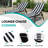 2Pcs Set Outdoor 72.83'' × 23.62'' Chaise Lounge Cushions-192781692