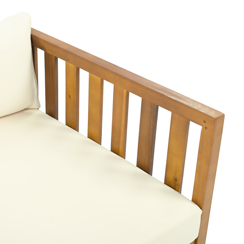 Claremont 3 Seater Daybed (Beige), Beige, Teak