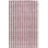 Tapis rayé en laine et en coton tissé à la main Isatou