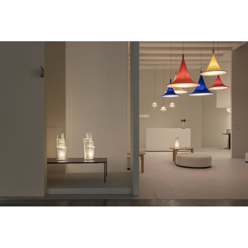 Cabana Pendant, Orange, 31.5" H x 35.4" W x 35.4" D