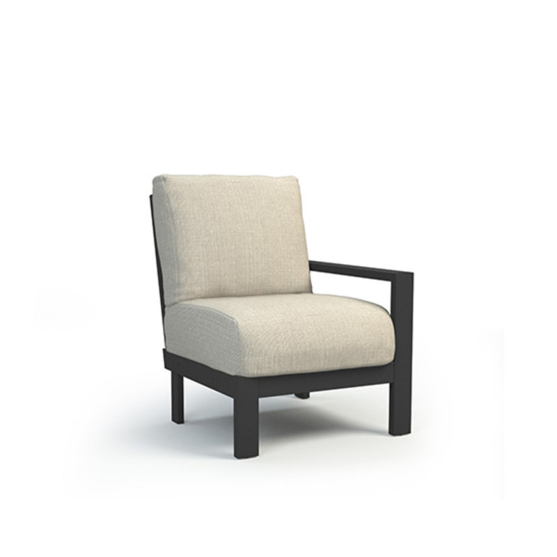 Fauteuil de conversation modulaire Elements, Main Street Dove, Carbone