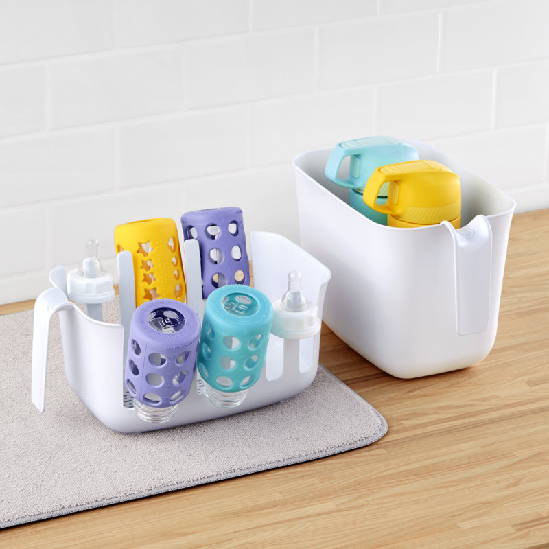 YouCopia® Dry+Store™ Reusable Bag Drying Rack and Bin Set, Silicone Bag Storage Organizer